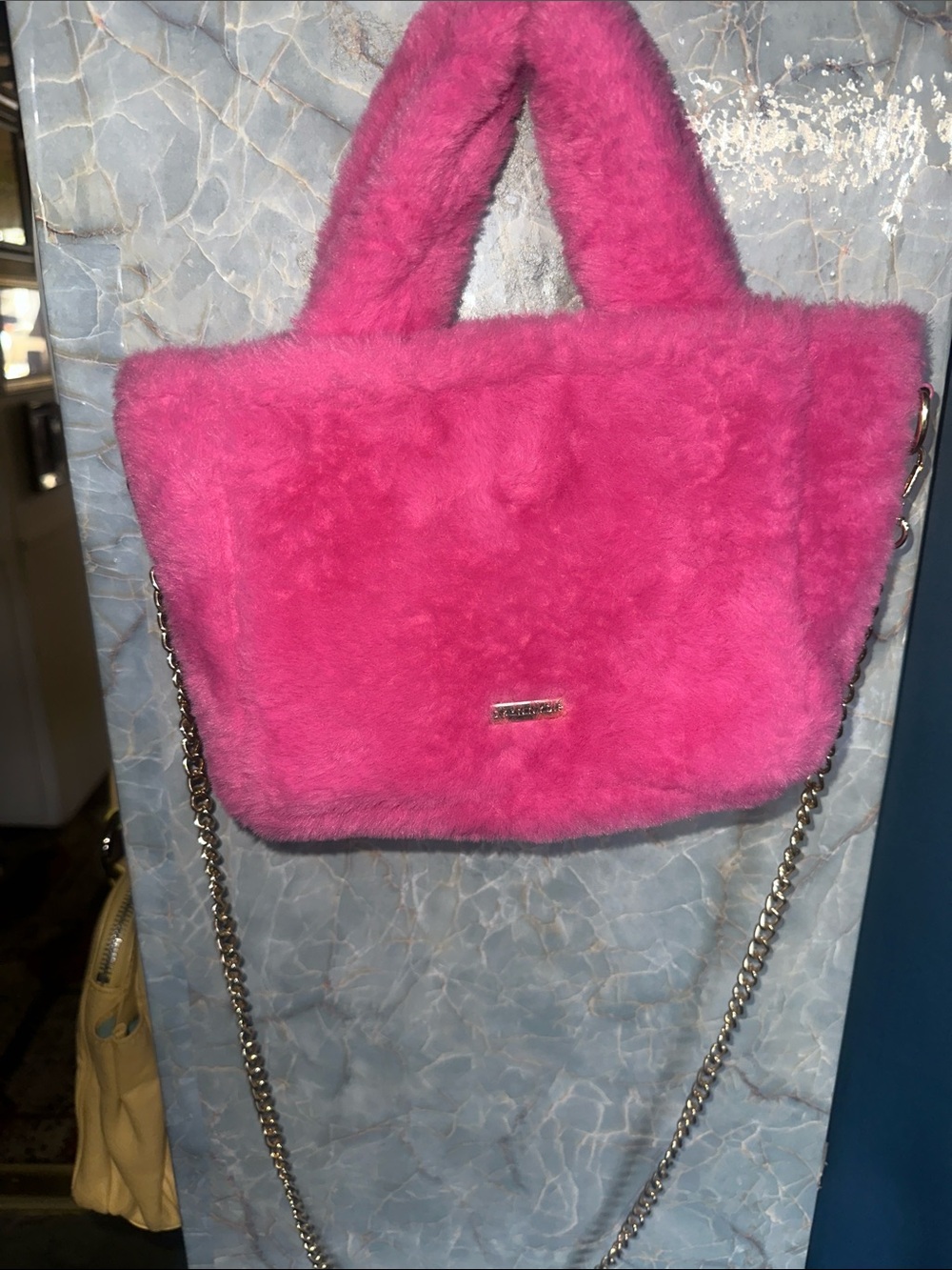 Barbie Pink Furry Bag - Picture 4 of 6
